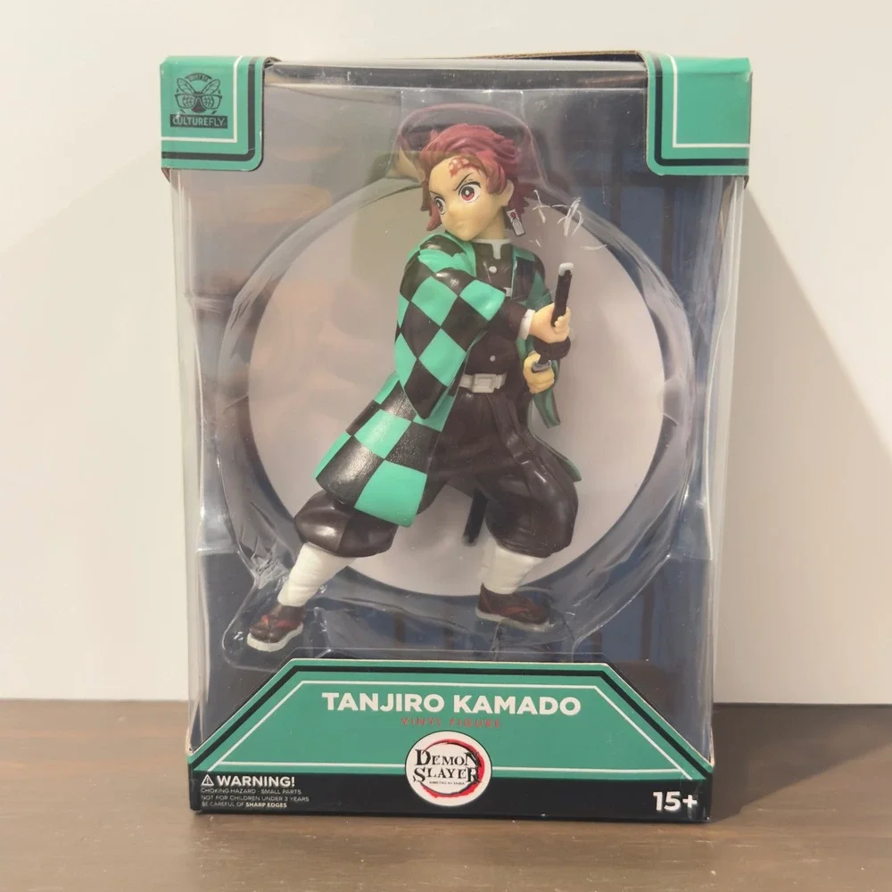 CultureFly Demon Slayer Tanjiro Kamado Vinyl Figure Boxed 2022 Anime Collectible
